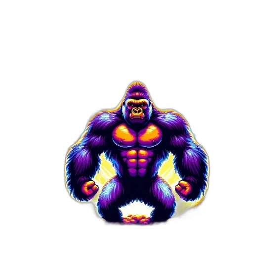 creature, animal, pixel art, concept art transparent PNG cut-out