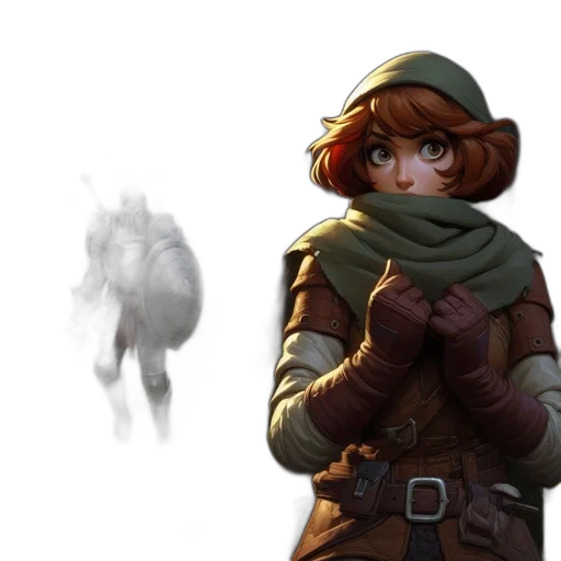 staff, weapon, jacket, creature transparent PNG cut-out