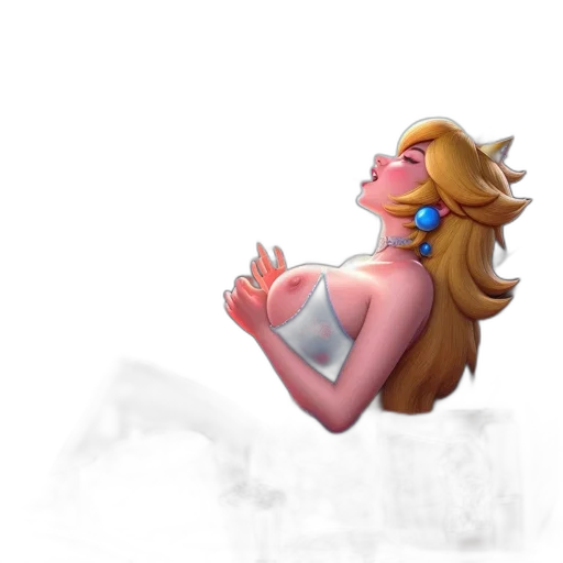 crown, jewelry, concept art, 3d render transparent PNG cut-out