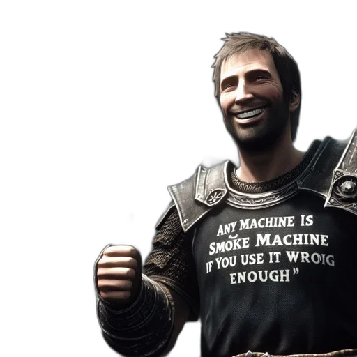 robot, weapon, jacket, sword transparent PNG cut-out