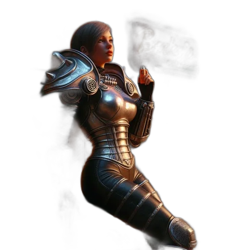 robot, staff, weapon, sword transparent PNG cut-out