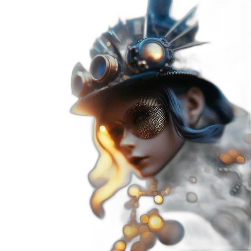 mask, crown, robot, hat transparent PNG cut-out