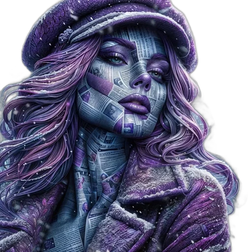 face, jacket, mask, fantasy art transparent PNG cut-out