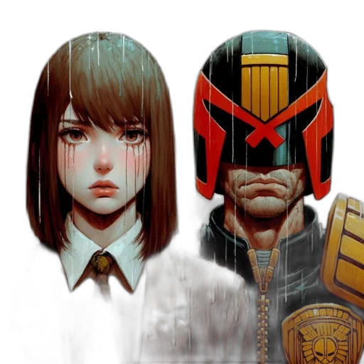 mask, face, concept art, comic book art transparent PNG cut-out