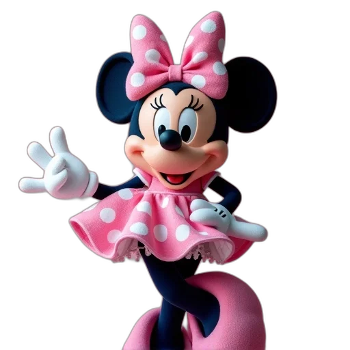 dress, flower, animal, 3d render transparent PNG cut-out