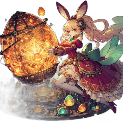 staff, dragon, weapon, dress transparent PNG cut-out