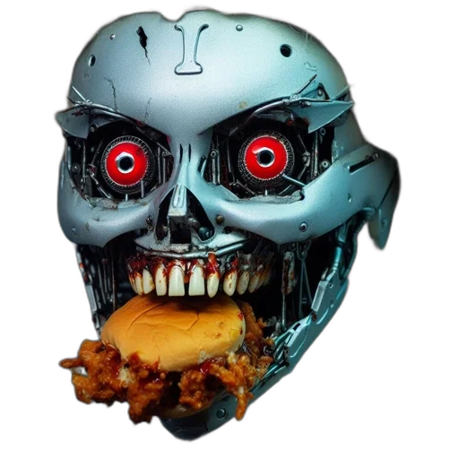 robot, mask, face, food transparent PNG cut-out