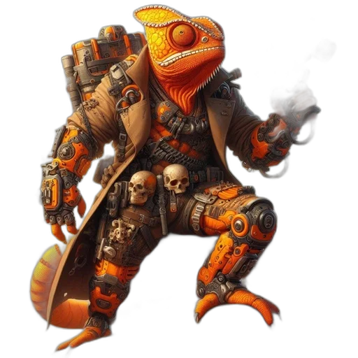 robot, dragon, weapon, concept art transparent PNG cut-out