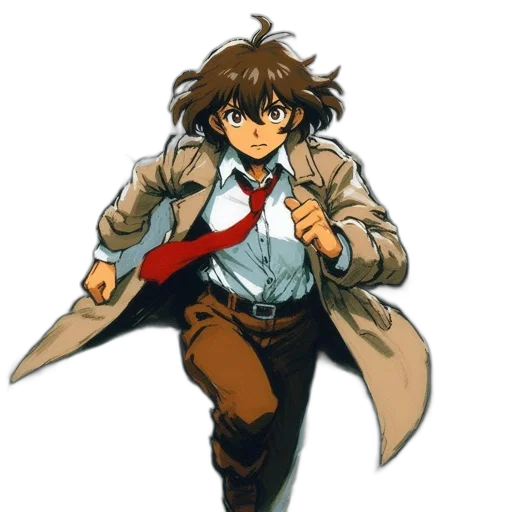 jacket, staff, weapon, sword transparent PNG cut-out
