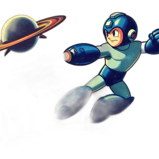 robot, concept art, comic book art, pixel art transparent PNG cut-out