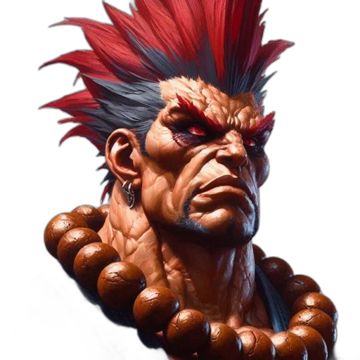 face, staff, creature, concept art transparent PNG cut-out