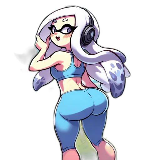 dress, robot, creature, staff transparent PNG cut-out