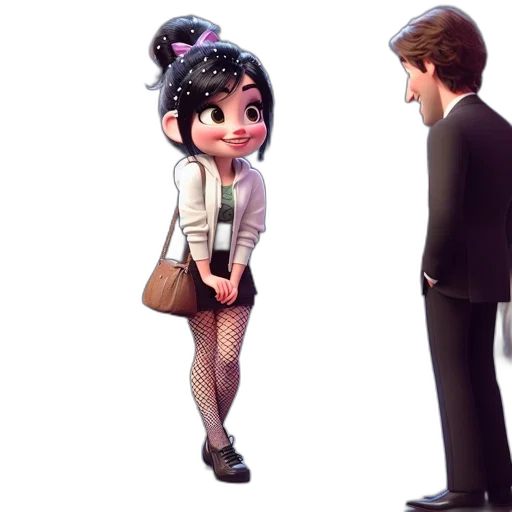 dress, concept art, 3d render, cartoon transparent PNG cut-out
