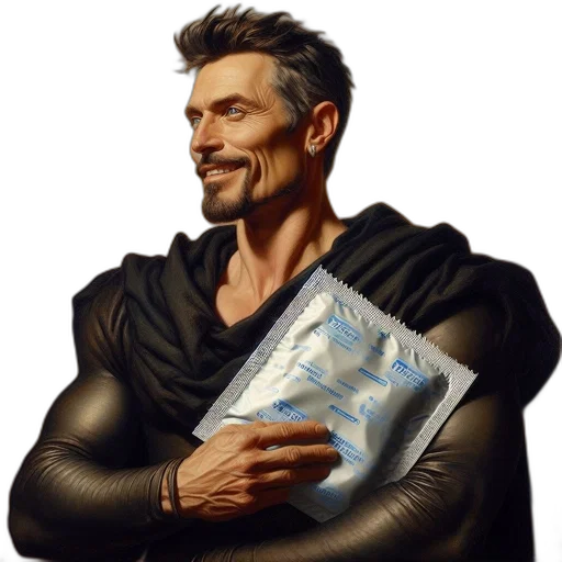 jacket, face, comic book art, concept art transparent PNG cut-out