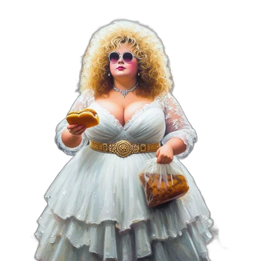 dress, food, crown, concept art transparent PNG cut-out