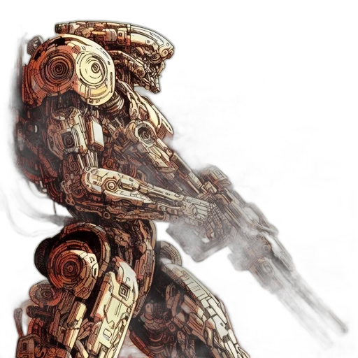 robot, weapon, sword, mask transparent PNG cut-out