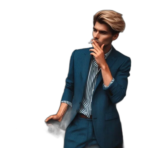 jacket, staff, concept art, cartoon transparent PNG cut-out