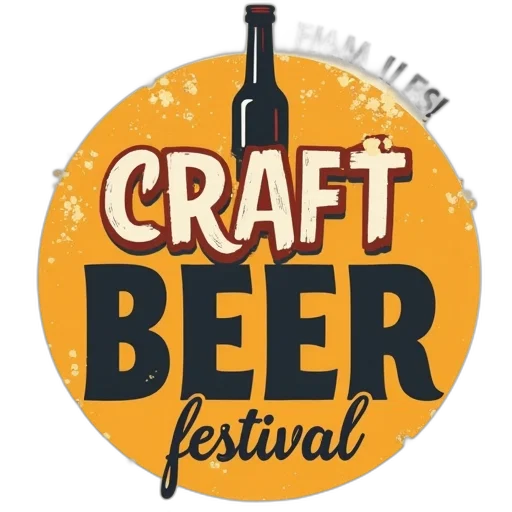 logo, title, craft, beer transparent PNG cut-out