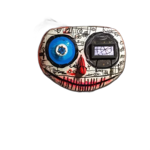 mask, robot, jewelry, face transparent PNG cut-out