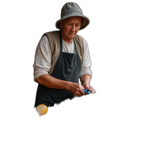 hat, staff, food, weapon transparent PNG cut-out
