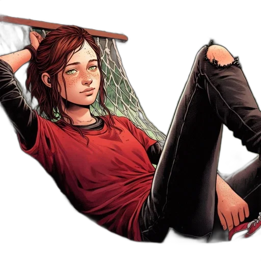 comic book art, concept art, cartoon, fantasy art transparent PNG cut-out