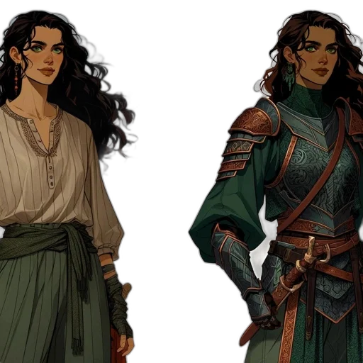 concept art, fantasy art, comic book art, pixel art transparent PNG cut-out