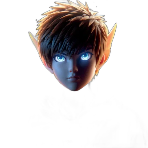 face, mask, crown, staff transparent PNG cut-out