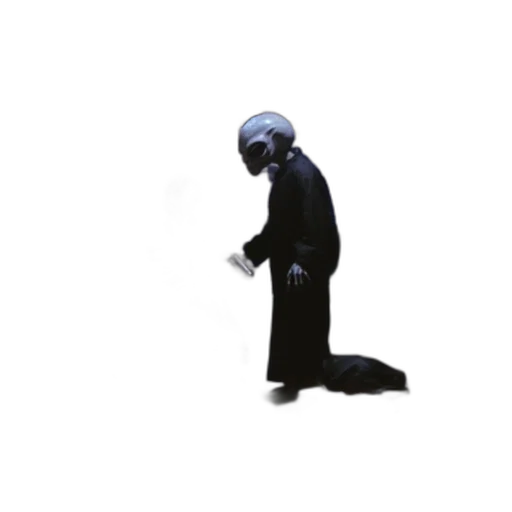 robot, mask, staff, creature transparent PNG cut-out
