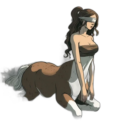 dress, hair, creature, animal transparent PNG cut-out