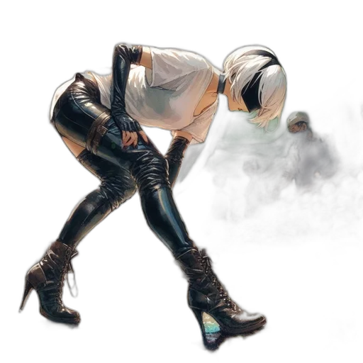 jacket, mask, robot, shoes transparent PNG cut-out