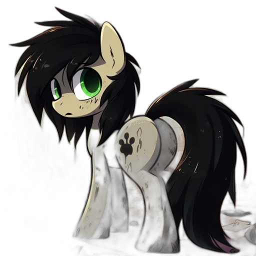 creature, staff, hair, concept art transparent PNG cut-out