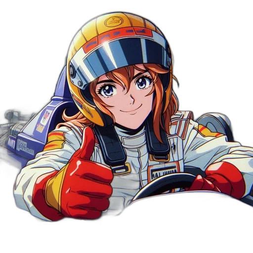 robot, jacket, car, face transparent PNG cut-out