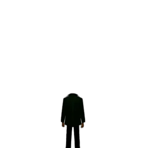 robot, creature, jacket, staff transparent PNG cut-out