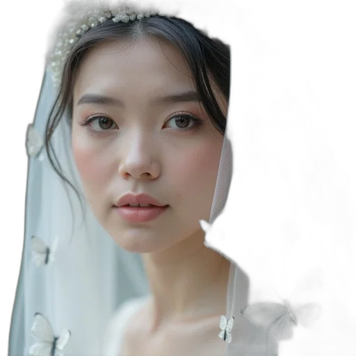 face, crown, jewelry, dress transparent PNG cut-out