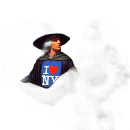 crown, jacket, hat, staff transparent PNG cut-out