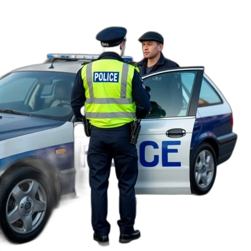 car, staff, jacket, weapon transparent PNG cut-out