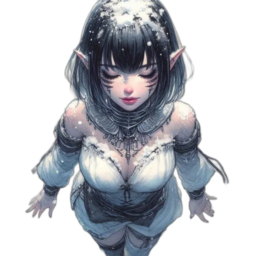robot, dress, face, creature transparent PNG cut-out