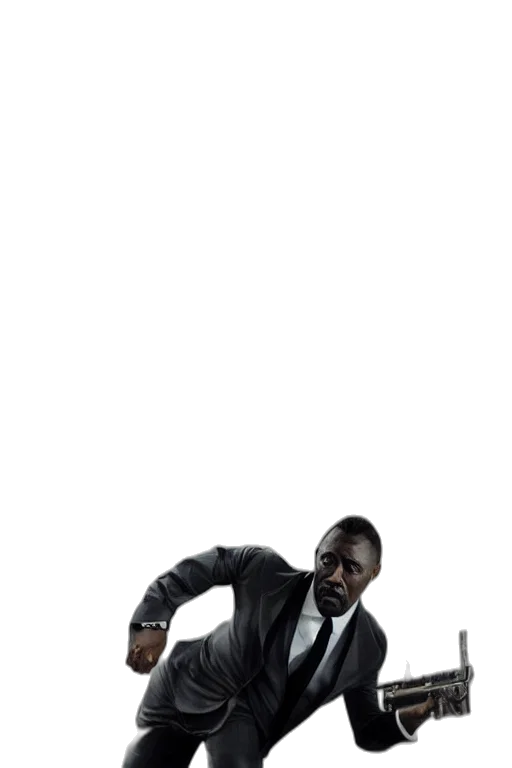 staff, jacket, robot, weapon transparent PNG cut-out