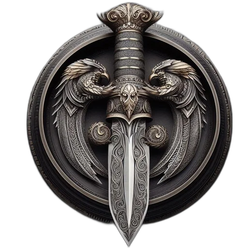 sword, jewelry, crown, staff transparent PNG cut-out