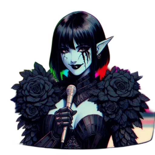 staff, mask, creature, fantasy art transparent PNG cut-out