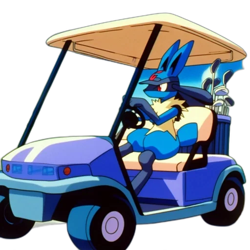 car, animal, cartoon, vaporwave transparent PNG cut-out