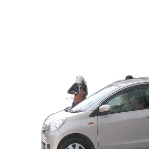 car, robot, staff, hat transparent PNG cut-out
