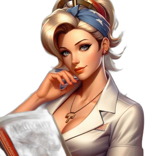 staff, face, jewelry, fantasy art transparent PNG cut-out