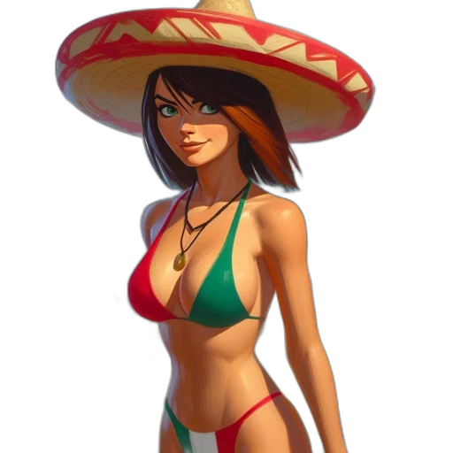 hat, staff, dress, concept art transparent PNG cut-out