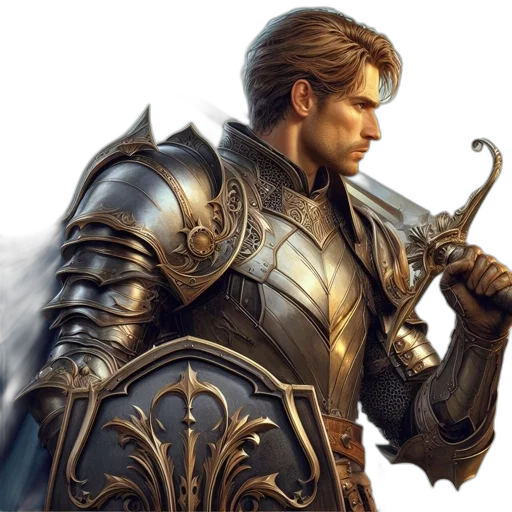 sword, weapon, staff, fantasy art transparent PNG cut-out
