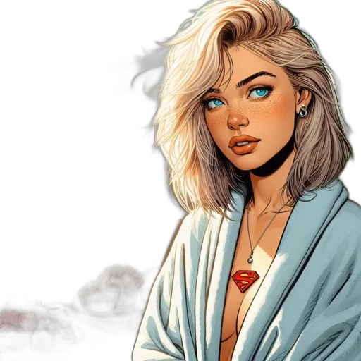 comic book art, concept art, fantasy art, cartoon transparent PNG cut-out