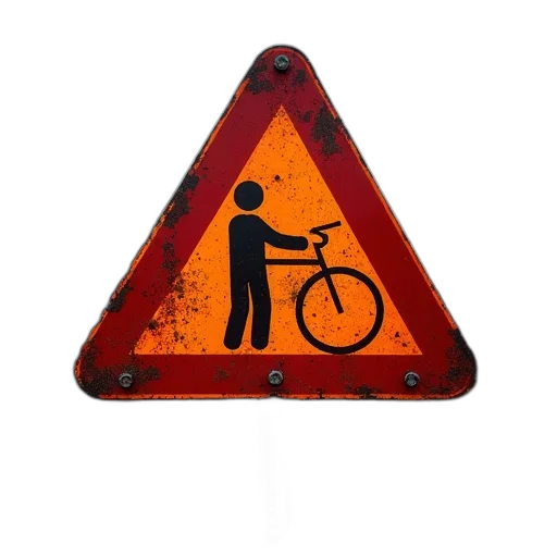 hazard, triangle, warning, sign transparent PNG cut-out
