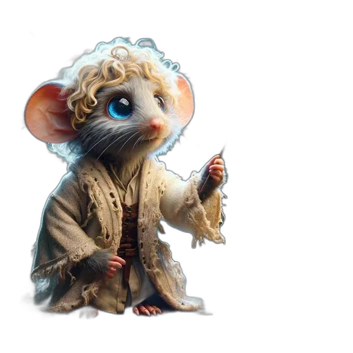 staff, jacket, animal, creature transparent PNG cut-out