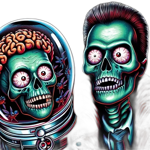mask, comic book art, concept art, photorealistic transparent PNG cut-out