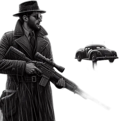 car, weapon, hat, concept art transparent PNG cut-out